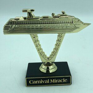 CARNIVAL MIRACLE SHIP ON A STICK CRUISE TROPHY
